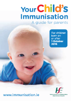 Your Child's Immunisation A Guide for Parents image link